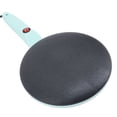 thumbnail image 1 of Electric Crepe Maker Non Stick Plate Auto Temperature Control 8 Inch Machine with Silicone Spatula Egg Whisk Green Base, 1 of 7