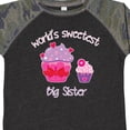 thumbnail image 4 of Inktastic World's Sweetest Big Sister Girls Toddler T-Shirt, 4 of 5