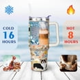 thumbnail image 4 of 40oz Dog Mom Tumbler - Leakproof Travel Coffee Mug with Handle - Cute Puppy Gift for Women Who Love Dogs - Double Wall Stainless, 4 of 7