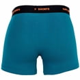 thumbnail image 3 of Happy Shorts Calzoncillos para Hombre, Paquete de 3 - Retro Jersey, Cintura con Logotipo Naranja/Negro/Turquesa 2XL (XX-Large), 3 of 7