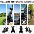 thumbnail image 4 of QEEKA Heavy-Duty All Terrain 4-Wheel Mobility Scooter, Black, 500 lb Limit, 4 of 8