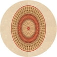 thumbnail image 1 of Ahgly Company Machine Washable Indoor Square Transitional Golden Blonde Gold Area Rugs, 3' Square, 1 of 7