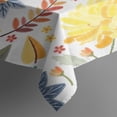 thumbnail image 3 of Vintage Rectangle Tablecloth 60x84 Inch, Flowers Boho Water Resistant Vinyl Washable Seasonal Table Cover for Thanksgiving Christmas Holiday Party Picnic Dinner Decor, 3 of 5