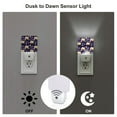 thumbnail image 3 of Cauagu Lavender Flowers Print LED Nightlight,0.5W Night Lights Plug into Wall 1 Pack with Dusk-to-Dawn Light Sensor Soft Glow Lamp for Bathroom Adult Hallway-UK, 3 of 7
