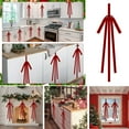 thumbnail image 2 of Red Velvet Ribbon Gifts for Christmas Velvet Cabinet Ribbon Bow Large Red Holiday Gift Decor, 2 of 9
