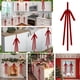 thumbnail image 1 of Puerta De Armario Navidea, Mueble De Cocina Grande Rojo Para Regalar, Material Acrlico, 61 Cm De Ancho X 45 Cm De Profundidad X 91 Cm De Alto, Detalle De Lazo, Decoracin Festiva Para El, UKHBMC, 1 of 9
