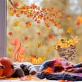 thumbnail image 2 of Arce calabaza ardilla ventana pegatinas acción de gracias decoración para el hogar otoño Arce pared pegatina niños habitación pegatina Muraux xuanjing  unisex, 2 of 2