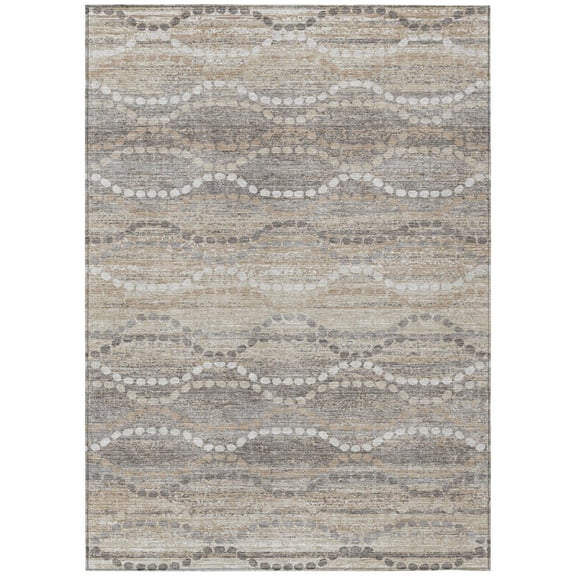 Dalyn Rugs Machine Washable Indoor/Outdoor Chantille ACN2030 Beige 2'6" x 3'10" Rug