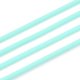 thumbnail image 3 of Hollow Pipe PVC Tubular Synthetic Rubber Cord Wrapped Around White Plastic Spool Pale Turquoise 3mm Hole: 1.5mm about 27.34 yards(25m)/roll, 3 of 4