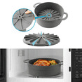 thumbnail image 4 of 2 Pack, Silicone Air Fryer Liners, Reusable Basket Mat & Baking Tray, Oven Safe Silicone Pot for Air Fryers & Accessories ( 6.2 in & 7.5 in ), 4 of 11