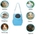 thumbnail image 4 of Pet Carrier Bag Pet Sling Carrier Backpack Portable Travel Backpack Breathable Outgoing Bag bonding Pouch for Small Pets Hedgehog Hamsters Sugar Glider Chinchilla Guinea Pig, 4 of 7