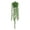 Green String of Pearls, variant on Dark Green Datura Potted Plant | Oimcto Artificial Hanging Vine Plant with Pot Potted Trailing Greenery for Indoor Wall & Room Decor