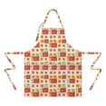 thumbnail image 2 of Pioneer Flower Floral Print Pattern Apron for Women and Men, Cotton Linen Waterproof with Pockets, Adjustable, 33x27 Inch for Kitchen, Gardening, BBQ, Salon, 2 of 6