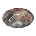 thumbnail image 2 of Bingfone Christmas Tree Skirt Mat Christmas Decoration Interior 36"-Elephant In Smoke, 2 of 8