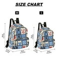 thumbnail image 2 of FORMRS Mini Backpack Purse for Women Quilted Travel Daypack Casual Shoulder Bag, Black Cats and Hearts, 2 of 7