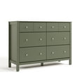thumbnail image 3 of Storkcraft Horizon 6 Drawer Nursery Double Dresser, Olive, 3 of 13