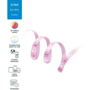 WiZ Connected 1M/3ft Smart Wifi LED White and Color Light Strip Extension, 16 Million Colors, Dimmable, Indoor Use