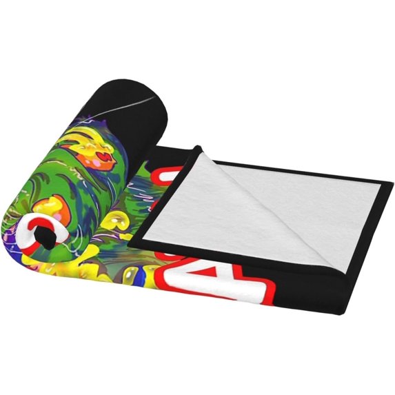 Acid Music Bath Flannel Blanket Air Conditioning Blanket Nap Blanket Sofa Throw Blanket Throw Blankets 60"X50"