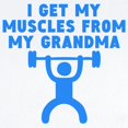 thumbnail image 2 of CafePress - Muscles From My Grandma Body Suit - Long Sleeve Cotton Baby Bodysuit, 2 of 4