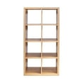 thumbnail image 3 of GZXS Decorative Open Back 8-Cube Storage Organizer, Walnut, 3 of 8