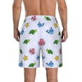 thumbnail image 3 of Naloa Sea Turtle Whale Men's Beach Shorts, Surfing shorts, Swim trunks, Quick Dry Swim Trunks for Surfing Beach Fun - XX-Large, 3 of 9