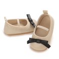 thumbnail image 6 of Baby Sweetie Infant Baby Girls Mary Jane Flats Bowknot Princess Wedding Dress Shoes Non-Slip Crib Shoes, 6 of 9