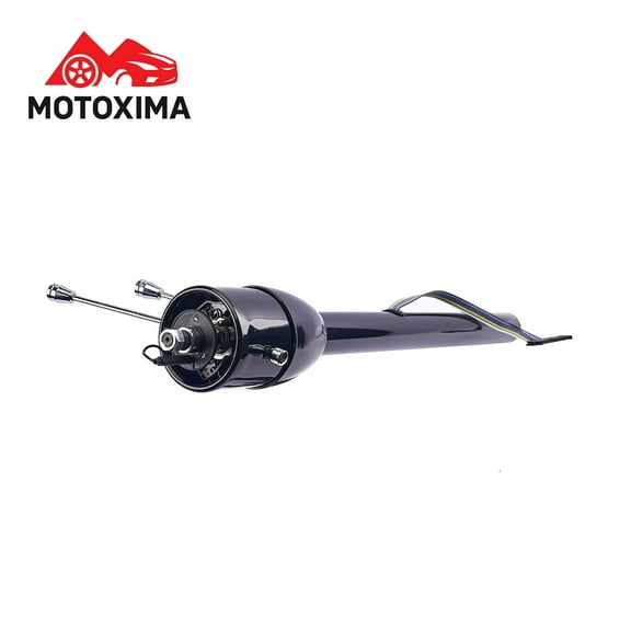 MOTOXIMA 32" Black Tilt Steering Column Kit for 1955–1959 Chevy GMC Truck, Manual Floor Shift
