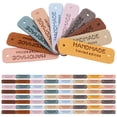 thumbnail image 1 of Miangastore 100pcs Leather Handmade Tags Crochet Tags Knitting Items Label Tags Accessories, 1 of 8