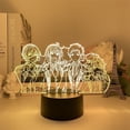 thumbnail image 1 of Luz nocturna 3D LED Ensemble Stars Hibikis Watarus para niños, 1 of 1