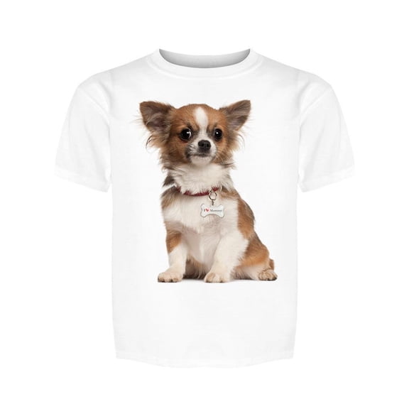 Sitting Chihuahua Puppy Tee Girl's -Image by Shutterstock