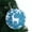 Blue, variant on Christmas Tree Lights Foam Ball Pendant Snow Scene Accent