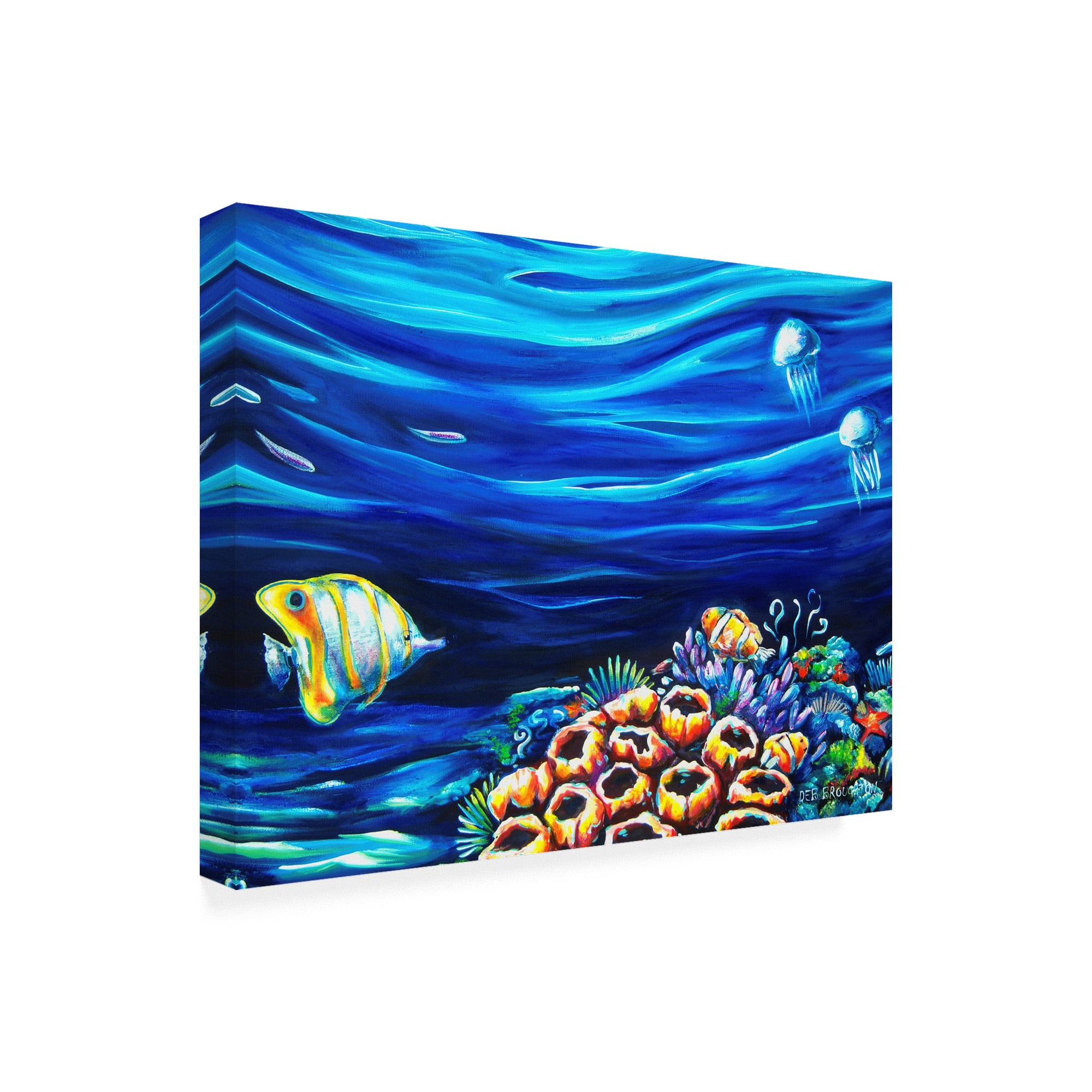 Trademark Fine Art 'Reef Coral' Canvas Art by Deborah Broughton
