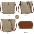 thumbnail image 4 of Bolso bandolera de paja ALARION para mujer, veraneo en la playa, 4 of 7