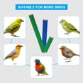thumbnail image 6 of 1x4" Bird Paw Grinding Stick Parrot Parakeet Cockatiel Perch Stand, Green, 6 of 6