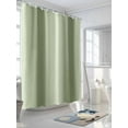thumbnail image 3 of Shower Curtain Sage Green Shower Curtains for Bathroom, Waterproof Polyester Shower Curtain Set with Hooks, Small Stall Size 36" x 72" Gradient Color, 3 of 6