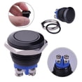 thumbnail image 6 of 2pcs 16mm Momentary Push Button Black Shell Switch Door Industrial Reset Switch, 6 of 7