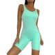 thumbnail image 1 of Body deportivo para mujer, monos de yoga de color puro, ajustados, ajustados, con espalda de belleza en U profunda, para mujer, azul lago claro S, 1 of 8