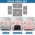 thumbnail image 6 of HELLHERO Rabbit and Daisy Pattern Recliner Chair Covers for Single Lounger Sofa, Brushed Anti Spill Recliner Chair Slipcover for Living Room Home Single Seat, 6 of 8