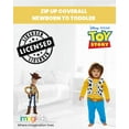 thumbnail image 3 of Disney Pixar Toy Story Woody Toddler Boys Zip Up Coverall Newborn to Toddler, 3 of 5