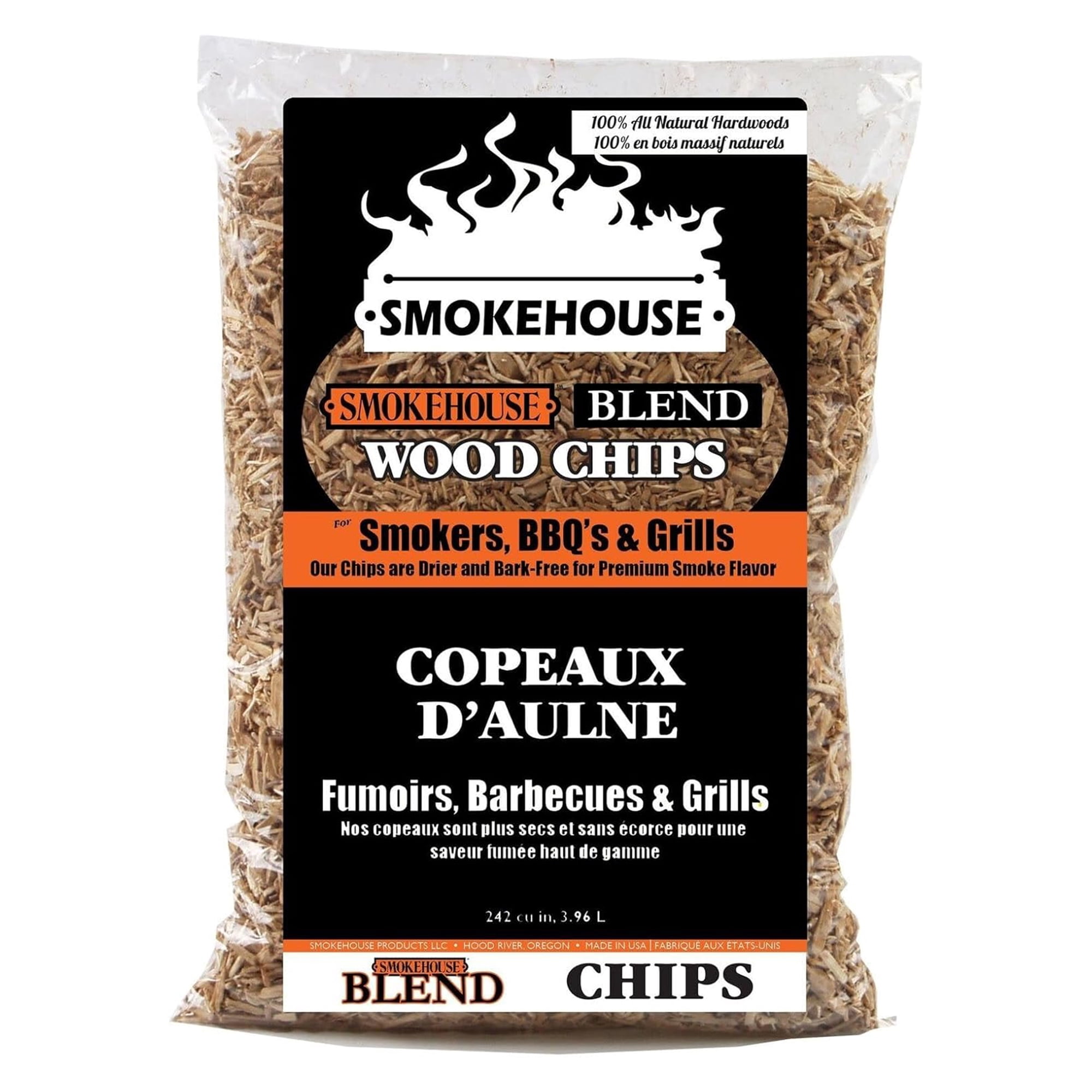 (2 pack) Smokehouse 9799-000-0000 Wood Chips 1.75 lbs. Bag - Smokehouse Blend