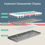 E-YOOSO 60% Mechanical Keyboard, Red Switch Gaming Wired Keyboard with RGB Backlit, Ultra-Compact 60 Percent Computer Keyboard for Windows, Mac OS