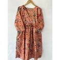thumbnail image 2 of Fruit Printed Cotton Dress, Handblock Dress, Cotton Dress, Handblock Dresses, Block Printed Dress, Handmade Cotton Dress, Dresses, Cotton, 2 of 8