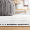 thumbnail image 4 of SAFAVIEH Alamo Stamen Geometric Area Rug, Ivory/Charcoal, 5'3" x 7'6", 4 of 8