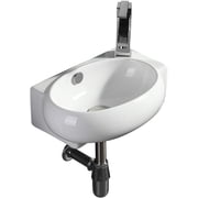 Fine Fixtures Wall Hung Sink 16.5 X 11 Vitreous China, White