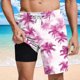 thumbnail image 2 of Pantalones Cortos Casuales para Hombre Imprimir con Bolsillos Pantalones de Playa de Cintura Elástica, Pantalones Cortos de Cintura Elástica para Hombre, 2 of 6