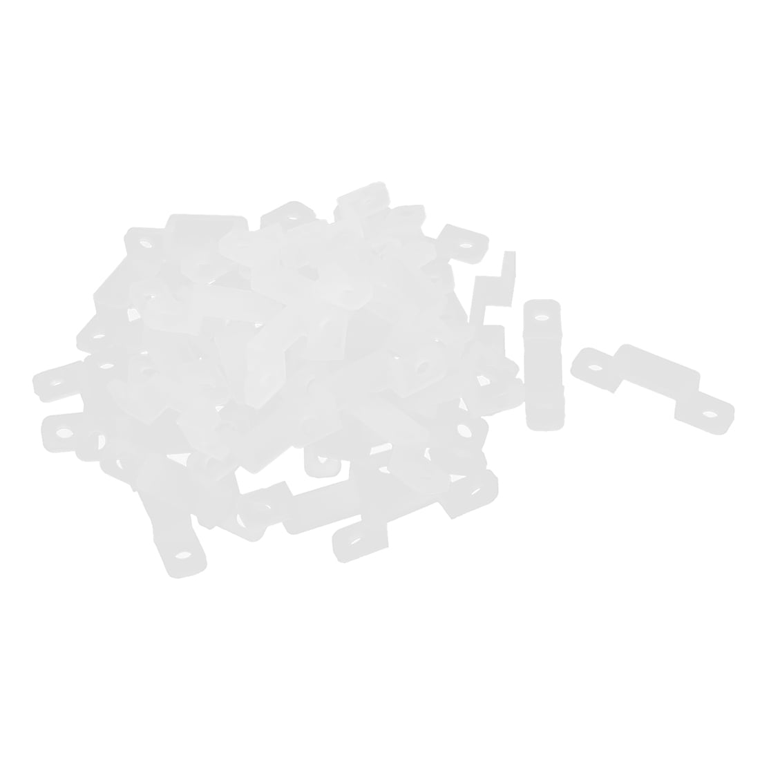 Unique Bargains 50Pcs Silicone Clips for Fixing 8mm 3528 5050 5630  Light Strip