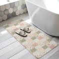 thumbnail image 3 of Entryway Runner Rug 19.7''x63'', Spring Floral Checkered Indoor Outdoor Front Door Mat with Non-Slip Rubber, Farmhouse Botanical Plaid Absorbent Runner Doormat for Hallway Kitchen Back Door Entrance, 3 of 9