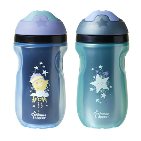 Tommee Tippee Insulated Sipper Tumblers 12m+, Boy - 2 ct (Colors/Themes May