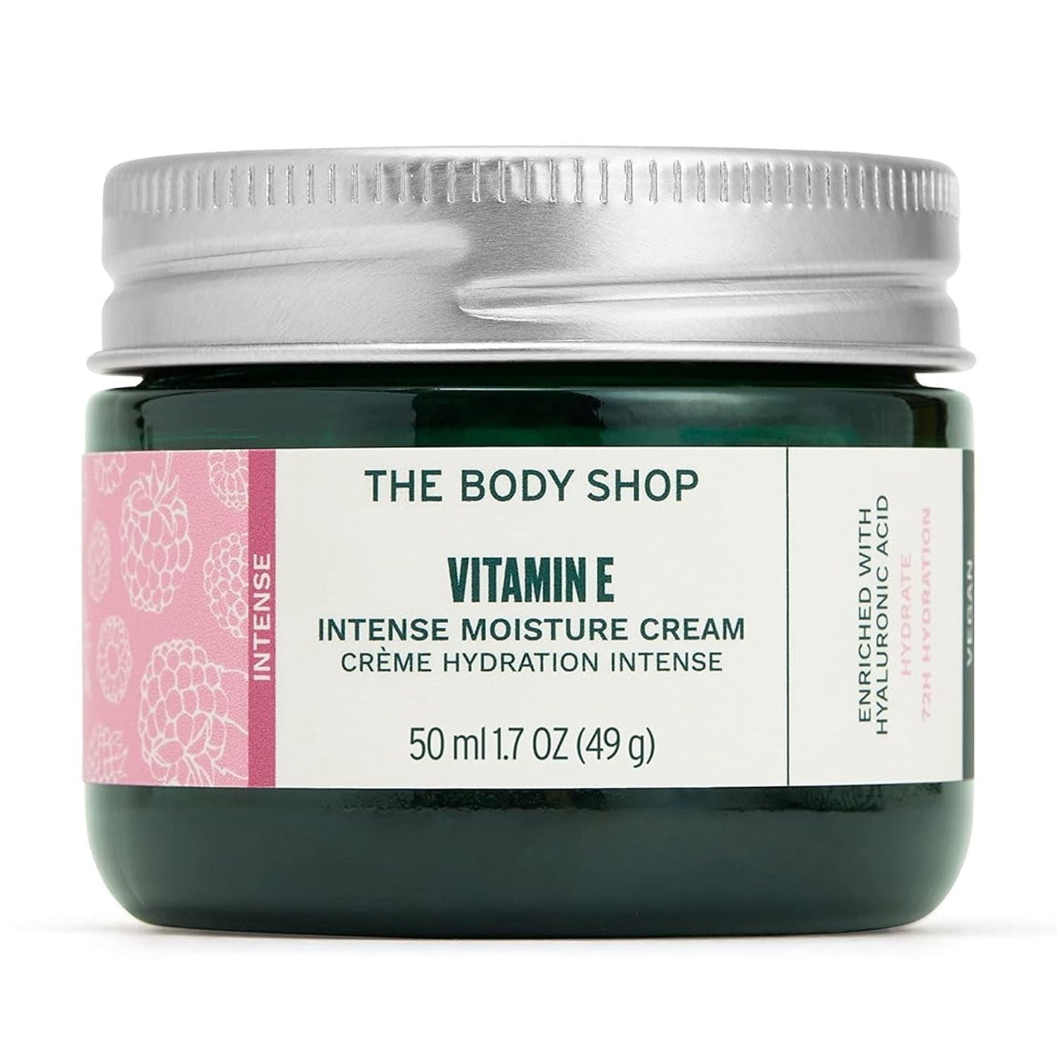 The Body Shop Vitamin E Intense Moisture Cream 72hr Face Moisturizer VEGAN 1.7 fl oz