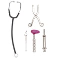 thumbnail image 4 of Miangastore 1 Set Mini Doctor Tools Miniature Stethoscope Syringe Mini House Accessory, 4 of 8